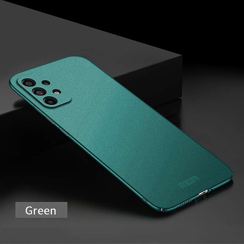 For Samsung Galaxy A73 5G MOFI Fandun Series Frosted PC Ultra-thin All-inclusive Phone Case(Blue)