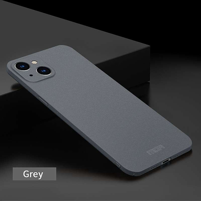 For iPhone 14 MOFI Fandun Series Frosted PC Ultra-thin Phone Case(Black)
