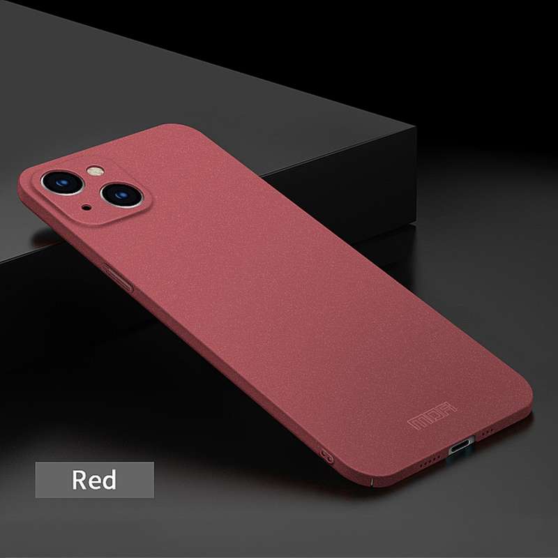 For iPhone 14 MOFI Fandun Series Frosted PC Ultra-thin Phone Case(Black)