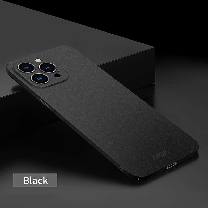 For iPhone 14 Pro Max MOFI Fandun Series Frosted PC Ultra-thin Phone Case(Gray)