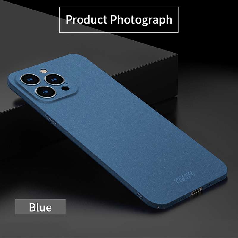 For iPhone 14 Pro Max MOFI Fandun Series Frosted PC Ultra-thin Phone Case(Gray)