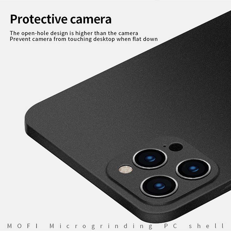 For iPhone 14 Pro Max MOFI Fandun Series Frosted PC Ultra-thin Phone Case(Gray)