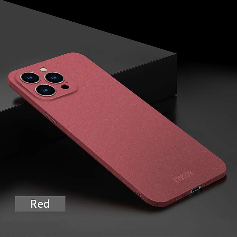 For iPhone 14 Pro Max MOFI Fandun Series Frosted PC Ultra-thin Phone Case(Gray)
