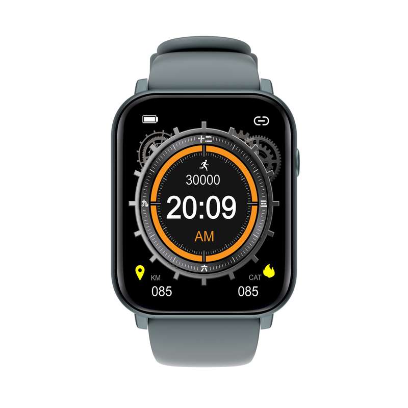 Q28 1.8 inch Color Screen Smart Watch,Support Heart Rate Monitoring / Blood Pressure Monitoring(Blac