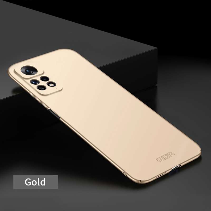 For Xiaomi Redmi Note 11E Pro MOFI Frosted PC Ultra-thin Hard Case(Gold)