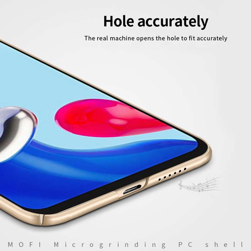 For Xiaomi Redmi Note 11E Pro MOFI Frosted PC Ultra-thin Hard Case(Gold)