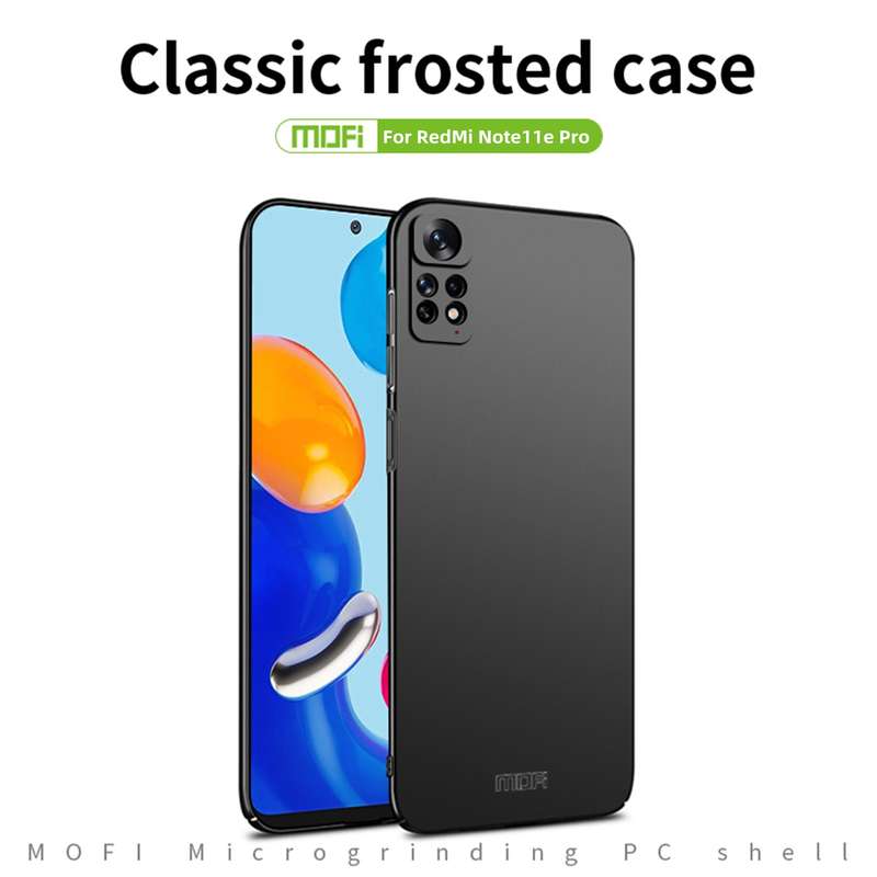 For Xiaomi Redmi Note 11E Pro MOFI Frosted PC Ultra-thin Hard Case(Gold)