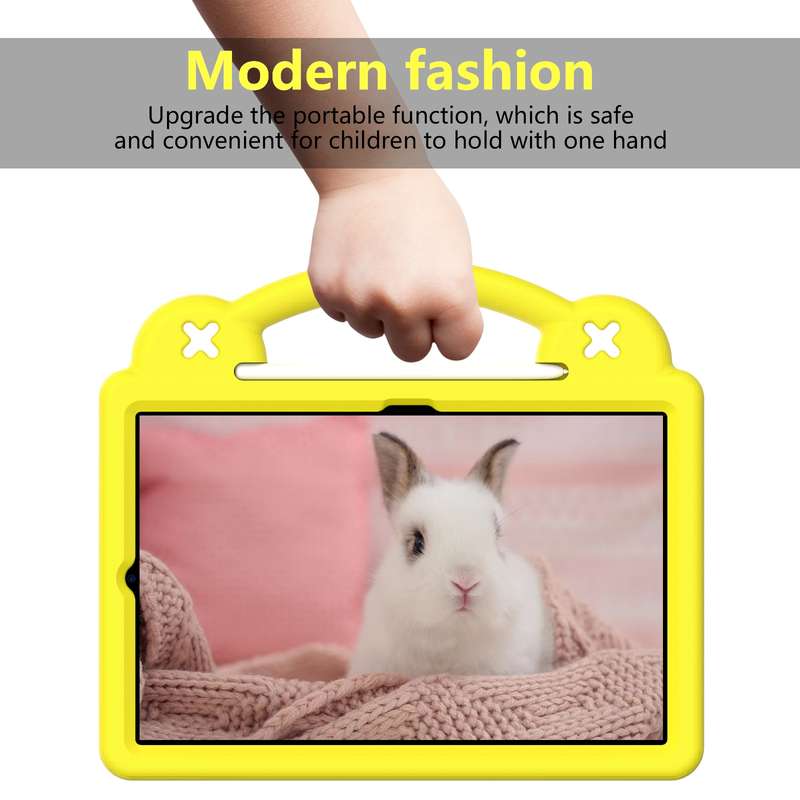 For Samsung Galaxy Tab A7 10.4 2020 T500/T505 Handle Kickstand Children EVA Shockproof Tablet Case(P