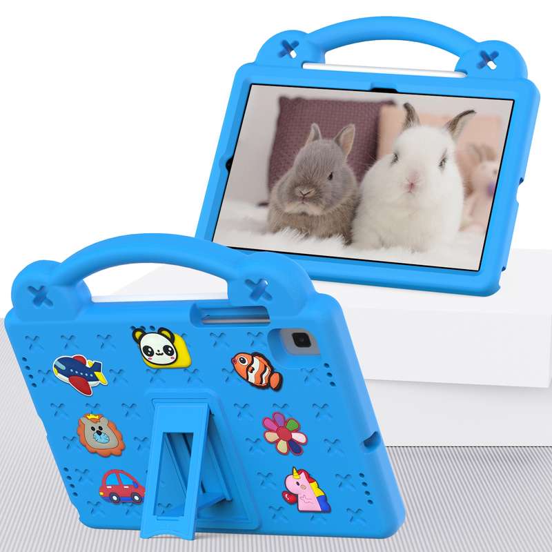 For Samsung Galaxy Tab S6 Lite 10.4 2020/2022 Handle Kickstand Children EVA Shockproof Tablet Case(N