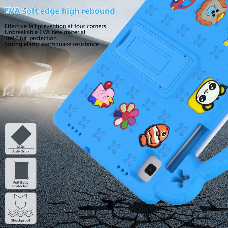 For Samsung Galaxy Tab S6 10.5 2019 T860/T865 Handle Kickstand Children EVA Shockproof Tablet Case(S