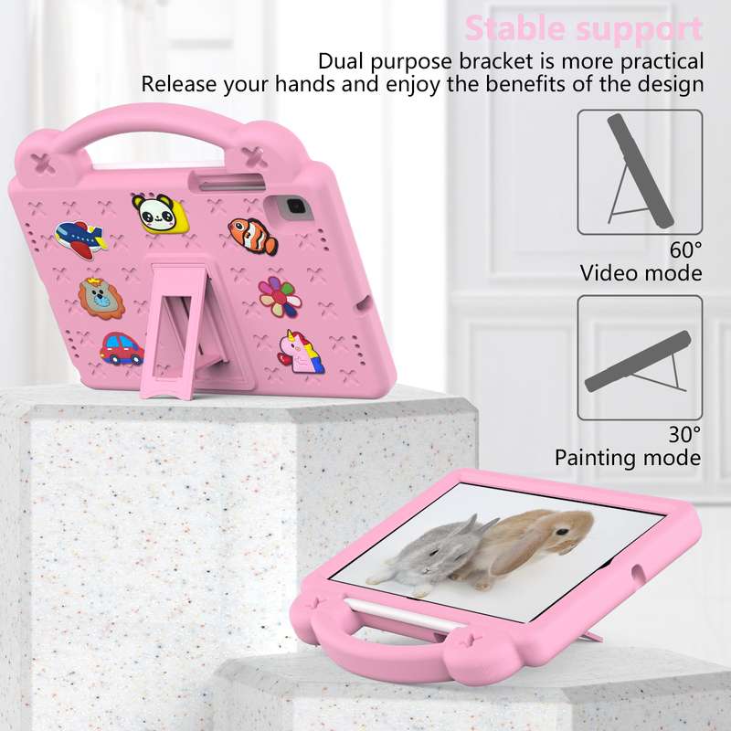 For Samsung Galaxy Tab S5e 10.5 2019 T720/T725 Handle Kickstand Children EVA Shockproof Tablet Case(