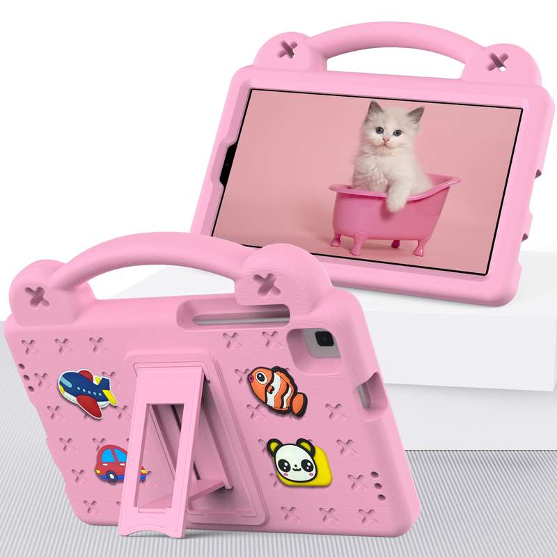 For Samsung Galaxy Tab A 8.0 2019 T290 / T295 Handle Kickstand Children EVA Shockproof Tablet Case(N