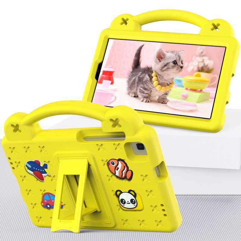 For Samsung Galaxy Tab A 8.0 2019 T290 / T295 Handle Kickstand Children EVA Shockproof Tablet Case(N
