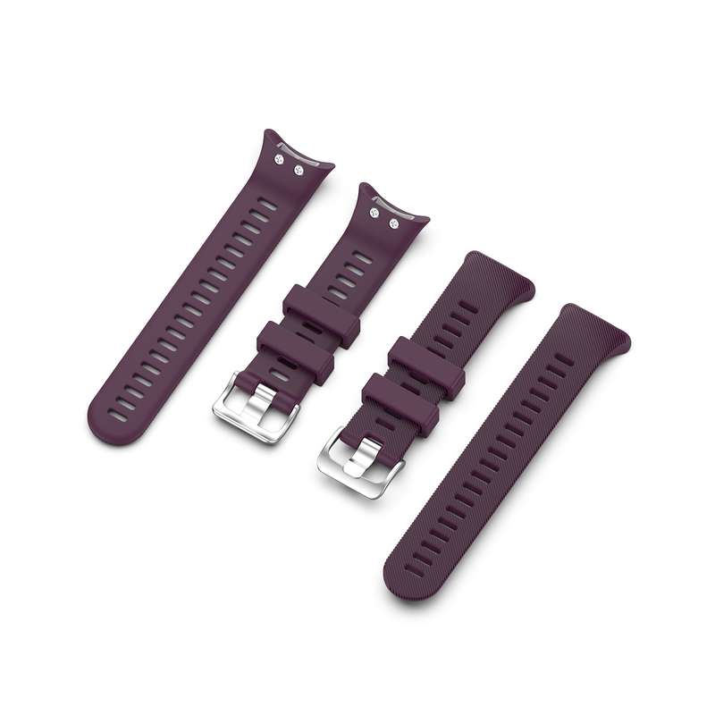 For Garmin Forerunner 45 / Forerunner 45S Universal Twill Solid Color Silicone Watch Band(Orange)