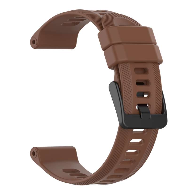 For Garmin Fenix 6 Pro GPS 22mm Solid Color Silicone Watch Band(Rock Gray)