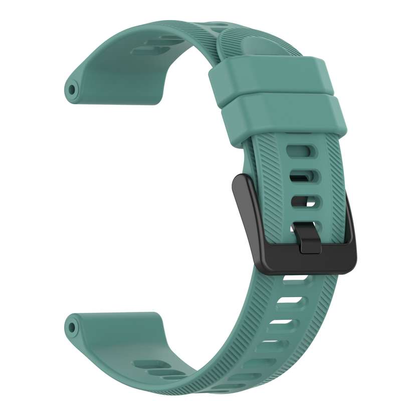 For Garmin Fenix 6 Pro GPS 22mm Solid Color Silicone Watch Band(Rock Gray)