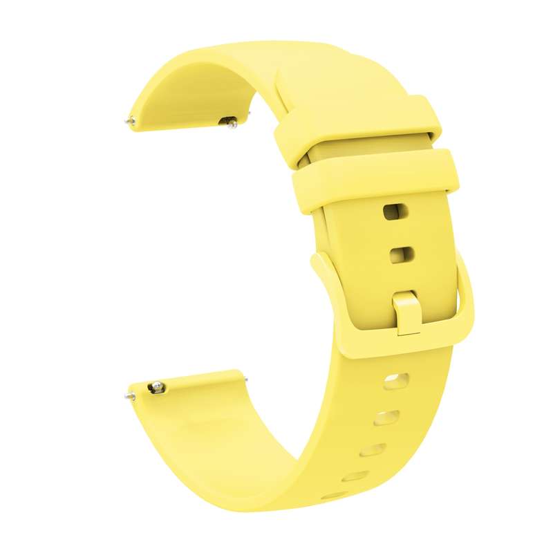 For Garmin Vivoactive 4S 18mm Solid Color Soft Silicone Watch Band(Pine Green)