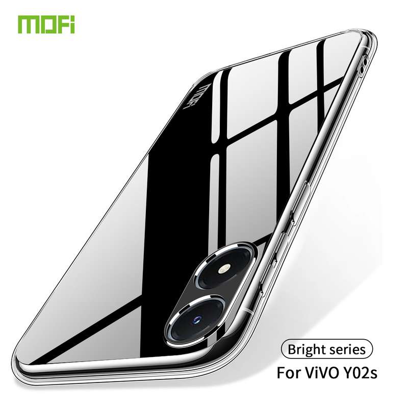 For vivo Y02s MOFI Ming Series Ultra-thin TPU Phone Case(Transparent)