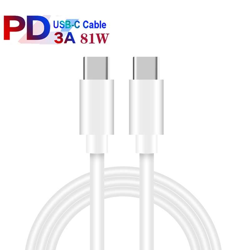 38W PD20W + QC3.0 USB Car Charger with Type-C to Type-C Data Cable, Length: 1m(White)