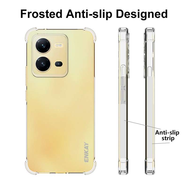 For vivo V25 5G Global ENKAY Clear TPU Shockproof Phone Case
