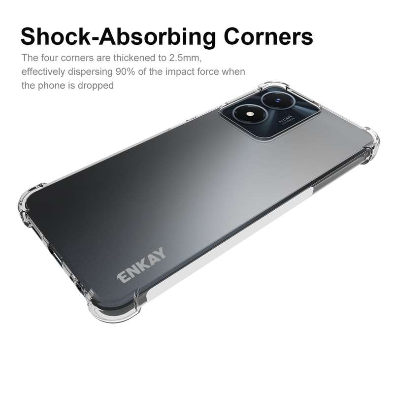 For vivo V25 5G Global ENKAY Clear TPU Shockproof Phone Case