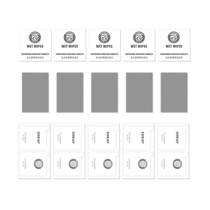 For Samsung Galaxy A04 / A04s 5pcs ENKAY Full Glue 0.26mm 9H 2.5D Tempered Glass Full Film