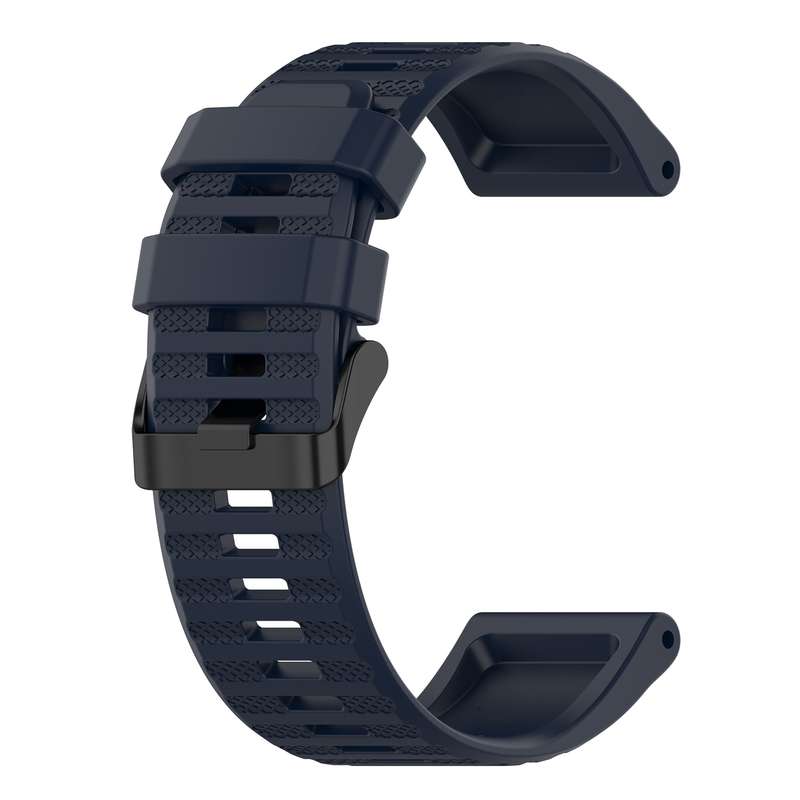 For Garmin Fenix 6 Sapphire GPS 22mm Horizontal Texture Silicone Watch Band with Removal Tool(White)