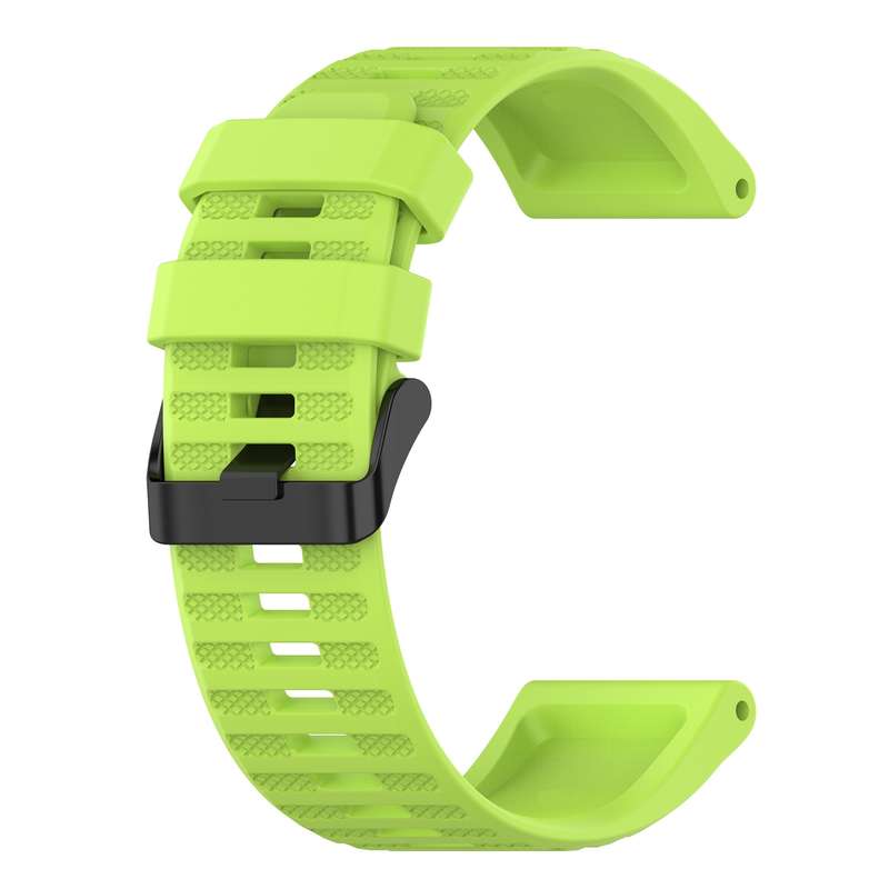 For Garmin Fenix 6 Sapphire GPS 22mm Horizontal Texture Silicone Watch Band with Removal Tool(White)
