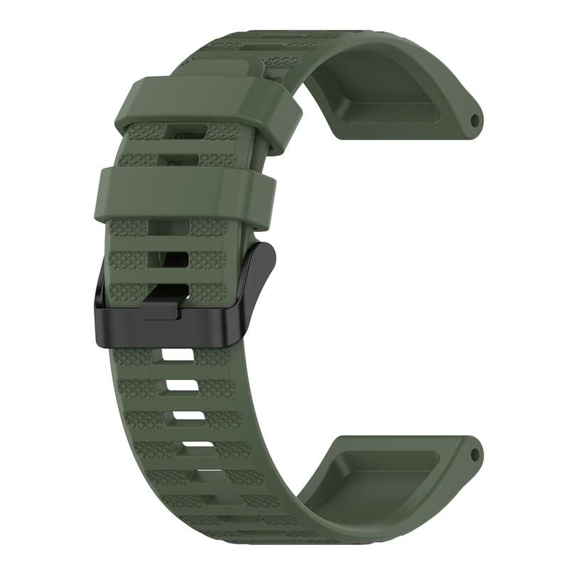 For Garmin Fenix 6 Sapphire GPS 22mm Horizontal Texture Silicone Watch Band with Removal Tool(White)