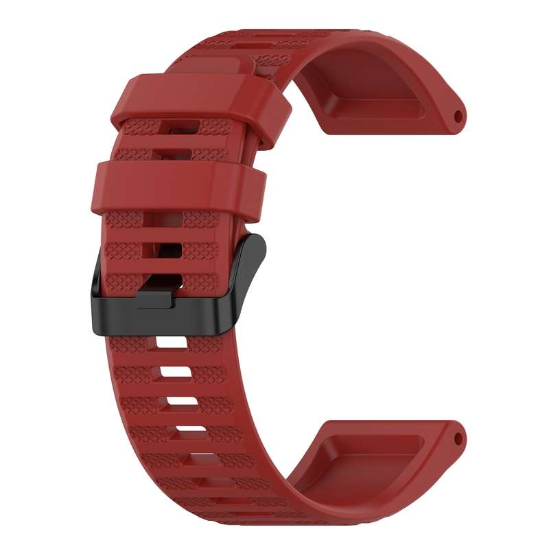 For Garmin Fenix 6 Sapphire GPS 22mm Horizontal Texture Silicone Watch Band with Removal Tool(White)