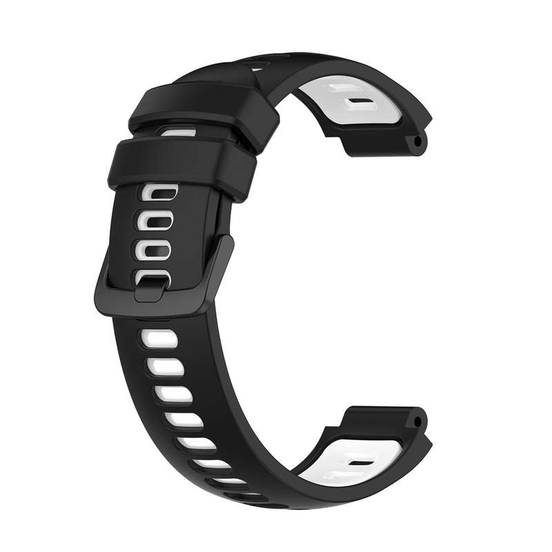 For Garmin Forerunner 735 / 735XT Two-Color Silicone Watch Band(Teal+Grey)