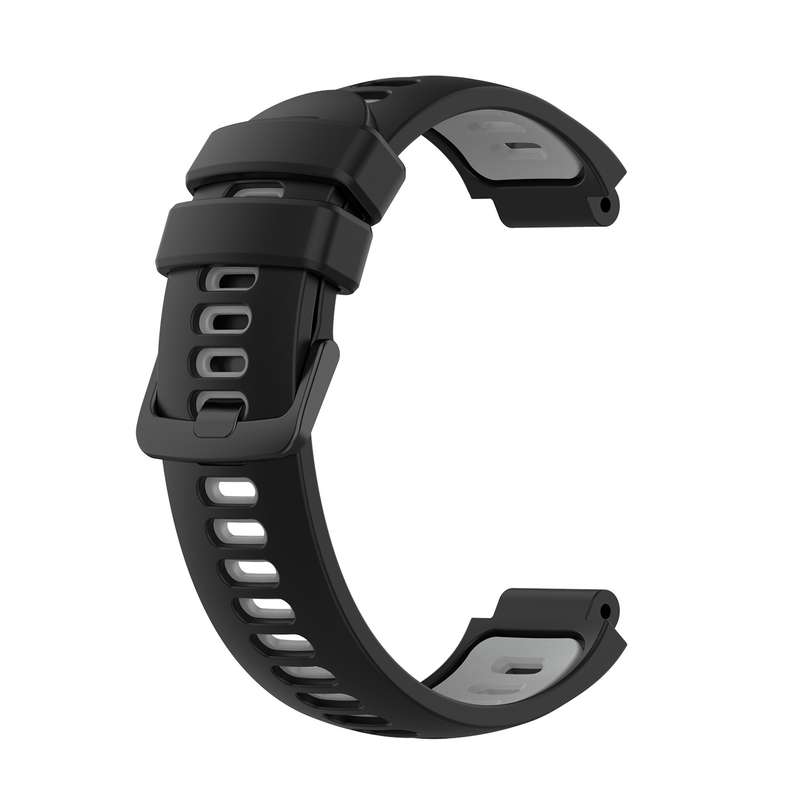 For Garmin Forerunner 735 / 735XT Two-Color Silicone Watch Band(Teal+Grey)