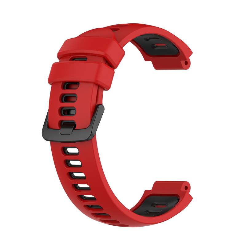 For Garmin Forerunner 735 / 735XT Two-Color Silicone Watch Band(Teal+Grey)