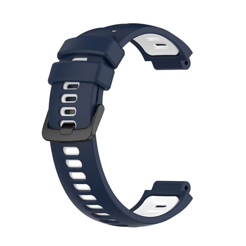 For Garmin Forerunner 735 / 735XT Two-Color Silicone Watch Band(Red+Black)