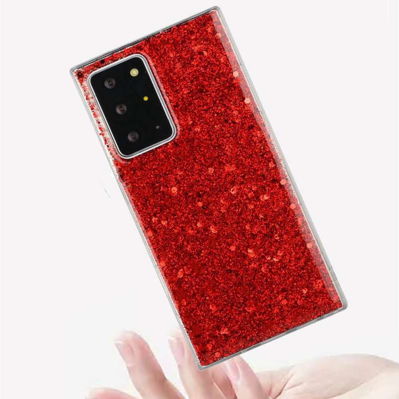 For Samsung Galaxy A73 5G Glitter Sequins Epoxy TPU Phone Case(Green)