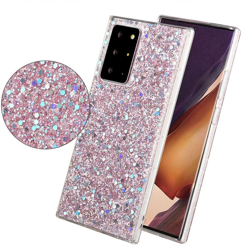 For Samsung Galaxy A73 5G Glitter Sequins Epoxy TPU Phone Case(Green)