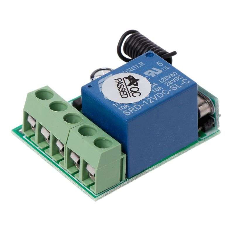 433MHZ 4 Button RF Wireless Remote Control For Light / Door / Alarm System