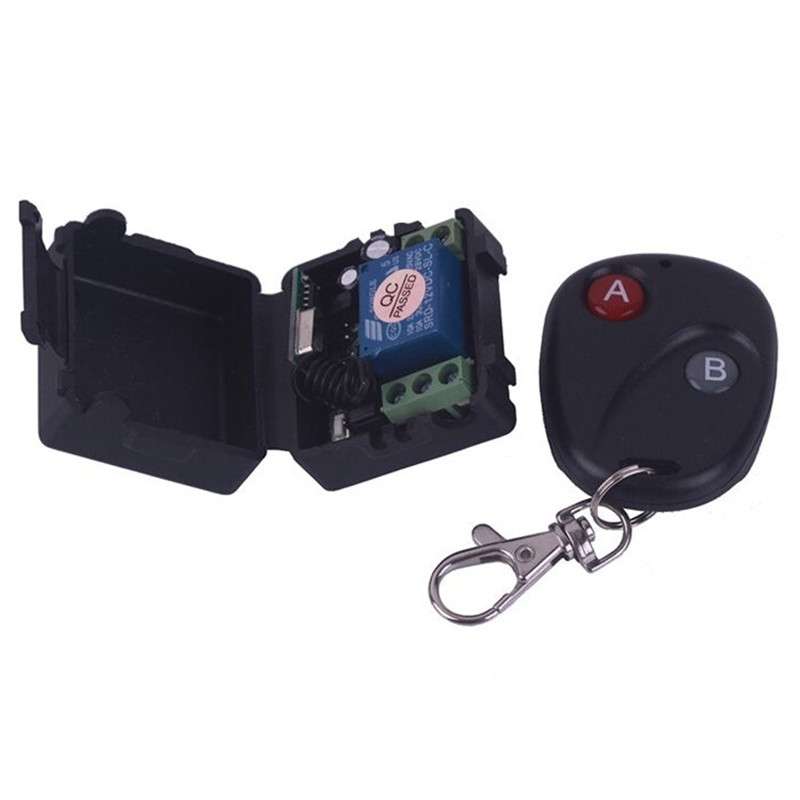 DC 12V 24V 48V Universal Electric Door RF Wireless Remote Control Relay Receiver Set