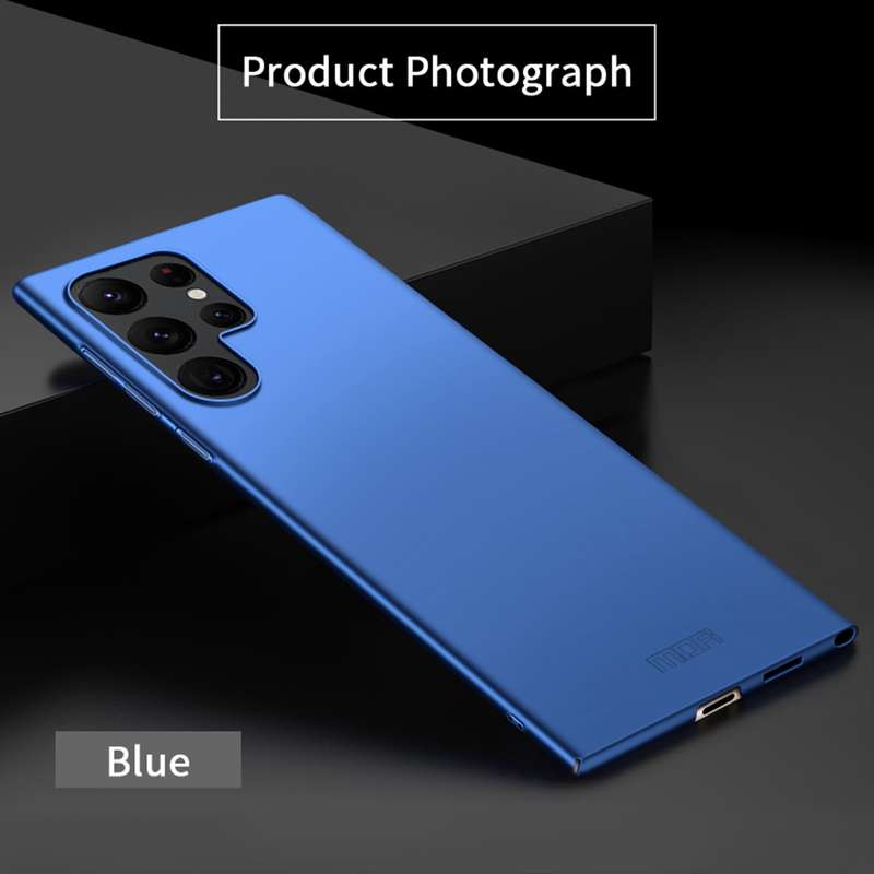 For Samsung Galaxy S23 Ultra 5G MOFI Micro Frosted PC Ultra-thin Hard Case(Black)