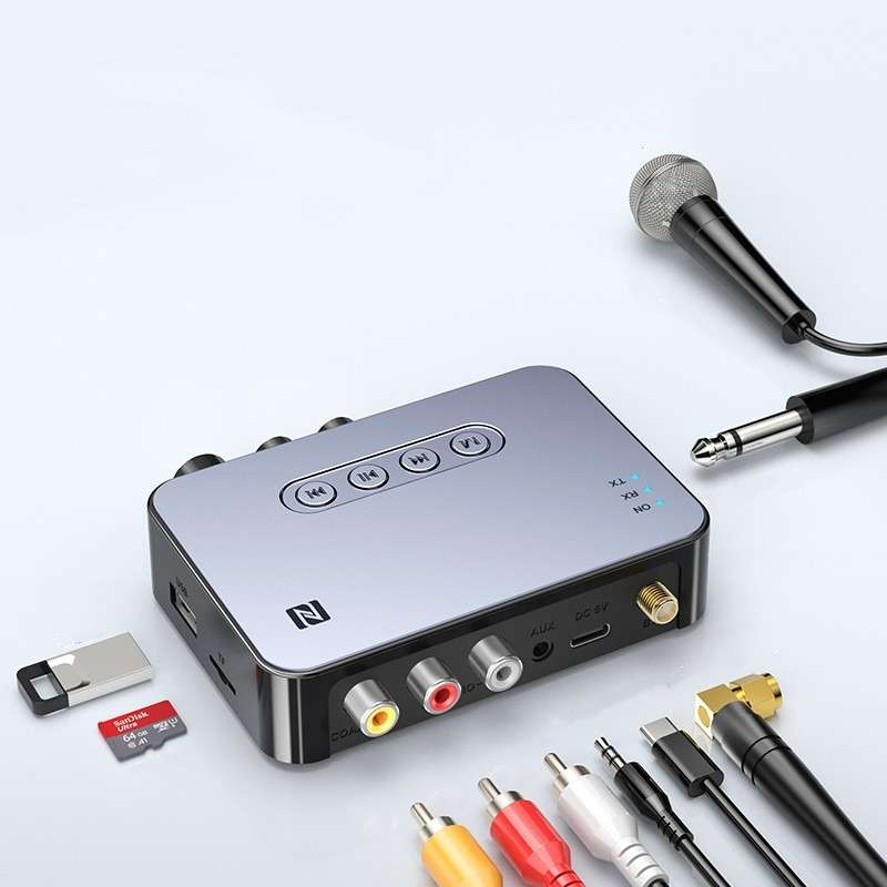 M9 Bluetooth 5.1 Music Receiver Long Range Bluetooth Adapter for Home Stereo AV Receiver or Amplifie