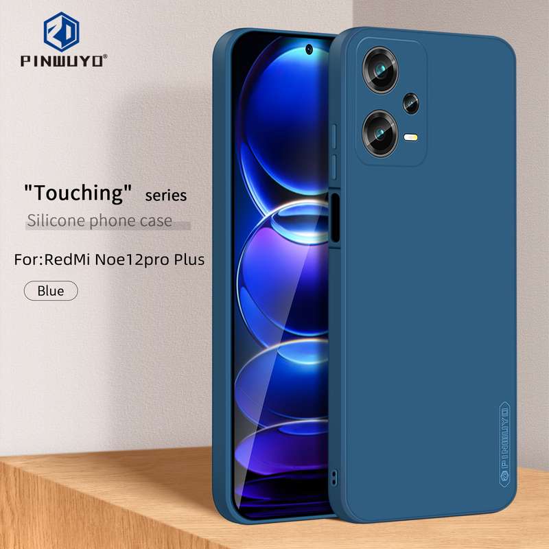 For Xiaomi Redmi Note 12 Pro+ China/Note12 Explorer PINWUYO Sense Series Liquid Silicone TPU Phone C