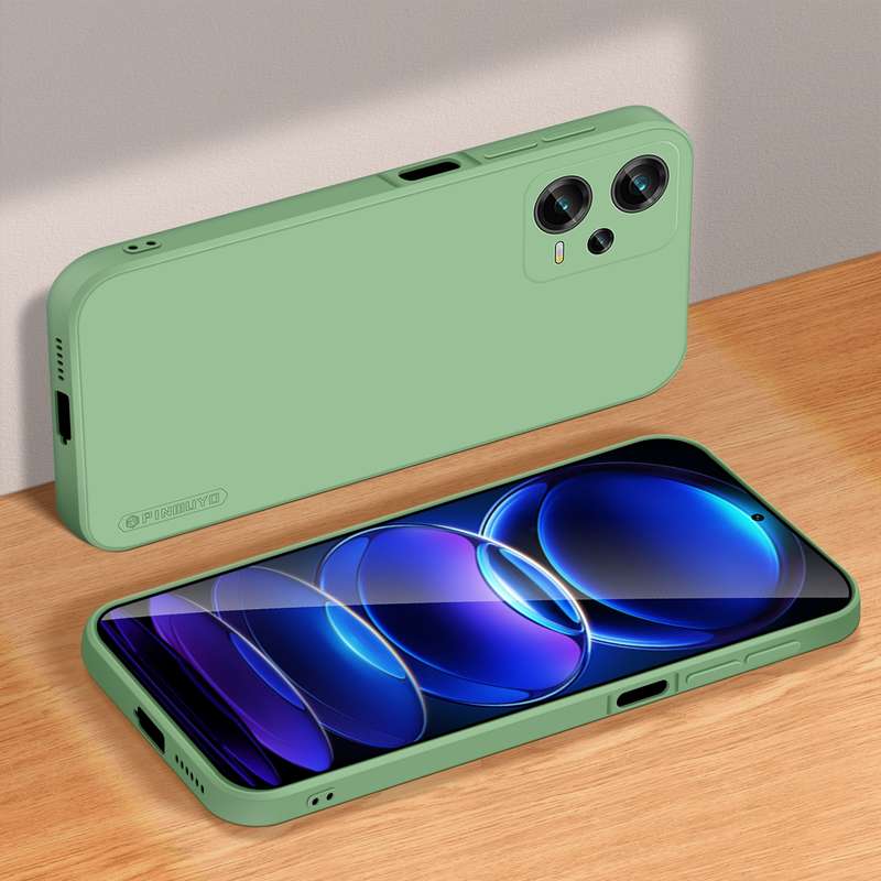For Xiaomi Redmi Note 12 Pro+ China/Note12 Explorer PINWUYO Sense Series Liquid Silicone TPU Phone C