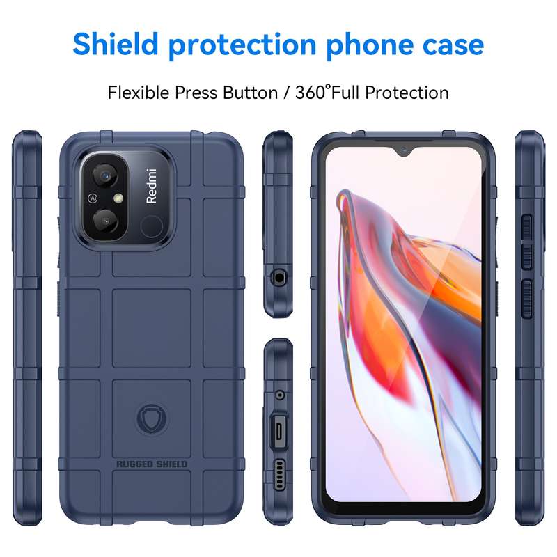 For Xiaomi Redmi 12C Full Coverage Shockproof TPU Case(Green)