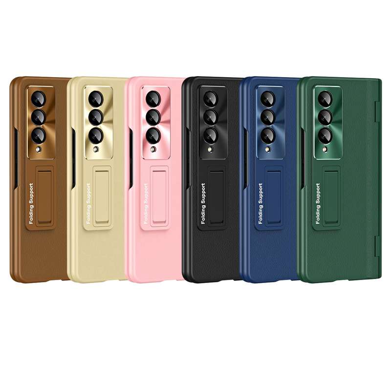 For Samsung Galaxy Z Fold4 5G 360 Full Body Integrated Hinge Folding Phone Case(Black)