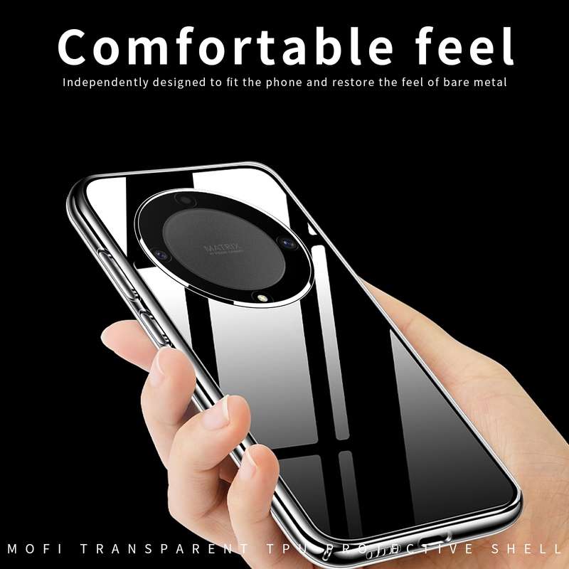 For Honor X9A MOFI Ming Series Ultra-thin TPU Phone Case(Transparent)