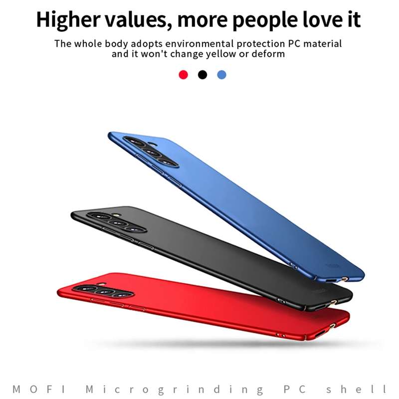 For Samsung Galaxy S25 5G MOFI Frosted PC Ultra-thin Hard Phone Case(Black)