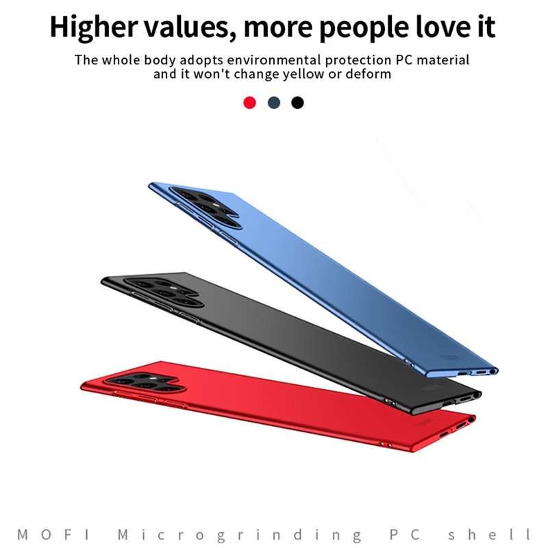 For Samsung Galaxy S25 Ultra 5G MOFI Frosted PC Ultra-thin Hard Phone Case(Black)