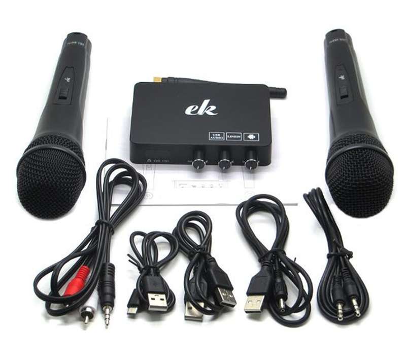 Home TV Network Karaoke Singing Equipment Set Sound Card Wireless Microphone Computer Karaoke KTV Se