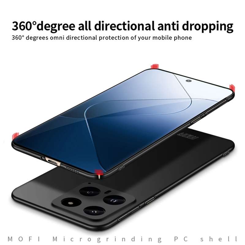 For Xiaomi 14 MOFI Micro-Frosted PC Ultra-thin Hard Phone Case(Red)