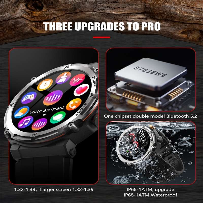 C21pro 1.39 inch Color Screen Smart Watch,Support Heart Rate / Blood Pressure / Blood Oxygen Monitor